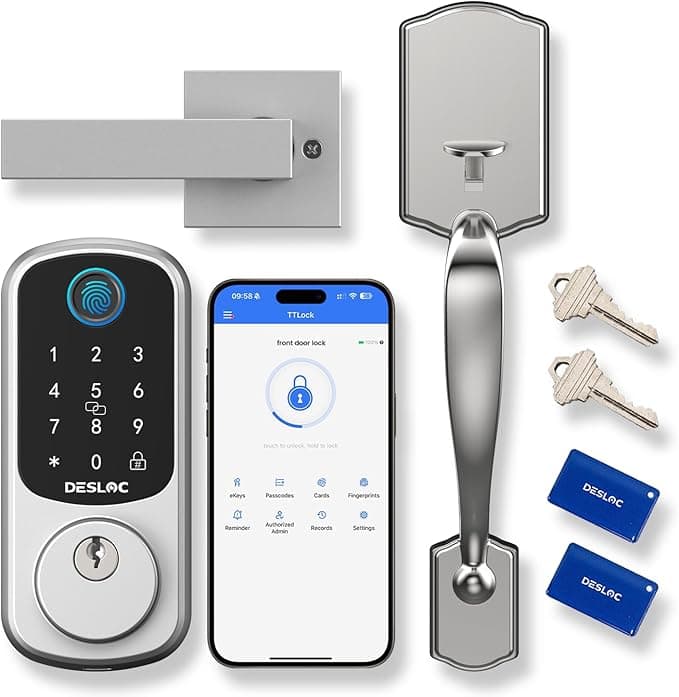 Smart lock kit with management app and RFID cards
