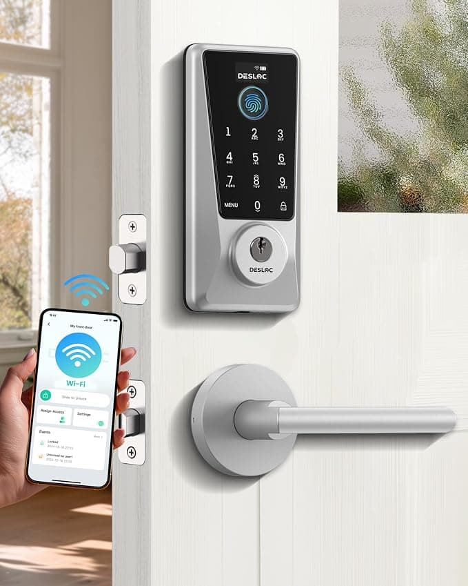 Smart access reader with management app on a phone